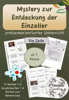 Vorschau - Arbeitsblätter - Mystery: Die Entdeckung der Einzeller, Leeuwenhoek // Zelle - Deckblatt