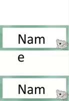 Vorschau - Poster - Editierbare Namensschilder Klassentier Koala - Seite 3