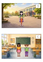 Vorschau - Arbeitsblätter - Lesespaziergang Back to School – differenziertes Leseverstehen zum Schuljahresbeginn (Deutsch Klasse 2, 3) - Seite 3