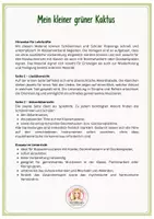 Vorschau - Arbeitsblätter - Klassenmusizieren: Mein kleiner grüner Kaktus (Jg. 5-6) - Seite 1