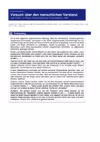 Vorschau - Arbeitsblätter - John Locke Tabula rasa & Empirismus – Wie entsteht Wissen - Seite 1