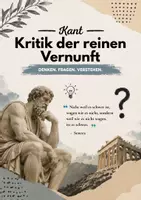 Vorschau - Arbeitsblätter - Kant - Kritik der reinen Vernunft - Deckblatt