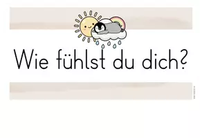 Vorschau - Mal- und Bastelvorlagen - Gefühlsbarometer Pinguinklasse | Gefühlsampel - Seite 3