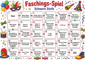 Vorschau - Stundenentwürfe - Brettspiel Fasching/ Karneval | Grundschule | DaZ/DaF/Deutsch - Seite 3