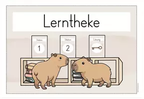 Vorschau - Poster - Schilder Capybaraklasse | Klassenraum-Beschriftung Capybara - Seite 2