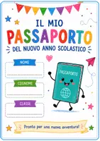 anteprima - Piani di lezione - ACCOGLIENZA CLASSE PRIMA - PASSAPORTO DELLE MISSIONI - Pagina 1