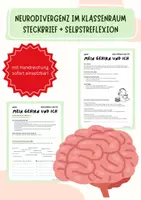 Vorschau - Arbeitsblätter - Mein Gehirn & ich – Neurodiversität, Neurodivergenz & Lernen (Klassenlehrerstunde & Soziales Lernen, Kl. 5–8) - Deckblatt