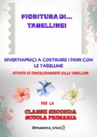 anteprima - Materiale di supporto/inclusione - ATTIVITÀ DI CONSOLIDAMENTO SULLE TABELLINE - Pagina di copertina