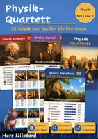 Vorschau - Spiele - Physik-Quartett: Kartenspiel zu 32 Forscherinnen und Forschern - Deckblatt