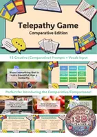 Vorschau - Spiele - Telepathy Game: Comparative Edition (Introducing Comparisons) - Deckblatt