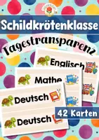 Vorschau - Präsentationen/Tafelbilder - Schildkrötenklasse - Tagestransparenz (Klassentier) - Deckblatt