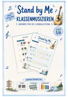 Vorschau - Arbeitsblätter - Klassenmusizieren: Stand by me - Ben E. King (Jg. 5-6). - Deckblatt