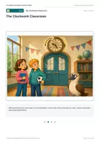 Vorschau - Stundenentwürfe - Escape Room Englisch Klasse 5 – Unit 1 „A new school“ | 3 Storys, 3-fach differenziert + Lösungen - Seite 2
