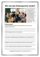 Vorschau - Stundenentwürfe - Klassensprecherwahl - Materialpaket für Sekundarstufe 1 - Seite 1