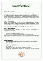 Vorschau - Arbeitsblätter - Klassenmusizieren: Wonderful World - Louis Armstrong (Jg. 5-6). - Seite 1