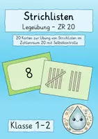 Vorschau - Spiele - Strichliste Legeübung Zahlenraum 20 - Deckblatt