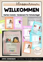 Vorschau - Anderer Materialtyp - Willkommensgruß nach den Ferien mit Schokoriegel - Deckblatt