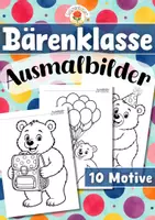 Vorschau - Mal- und Bastelvorlagen - Bärenklasse - Ausmalbilder (Klassentier) - Deckblatt