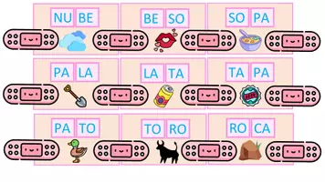 Vista previa - Juegos / Gamificación - ENCADENA SÍLABAS PARA FORMAR PALABRAS - página 2