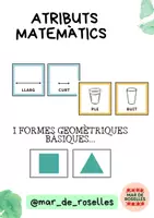 Vista previa - Hojas de trabajo - CAT - ATRIBUTS MATEMÀTICS I FORMES GEOMÈTRIQUES - Portada