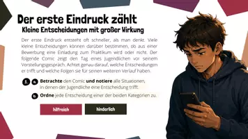 Vorschau - Unterrichtsreihen - 4. Mein Auftritt. Meine Chance. - Wie ein überzeugender erster Eindruck den Weg zum Praktikum öffnet. - Seite 2