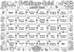Vorschau - Stundenentwürfe - Brettspiel Frühling | Grundschule | DaZ/DaF/Deutsch - Seite 2