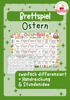 Vorschau - Stundenentwürfe - Brettspiel Ostern | Grundschule | DaZ/DaF/Deutsch - Deckblatt