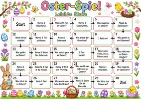 Vorschau - Stundenentwürfe - Brettspiel Ostern | Grundschule | DaZ/DaF/Deutsch - Seite 1