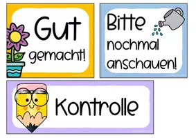 Vorschau - Poster - Hausaufgaben & fertige Aufgaben – Schilder für Abgabe- & Rückgabestationen - Seite 2