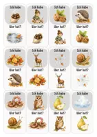 Vorschau - Spiele - Ich habe – wer hat? Herbst-Wortschatzspiel | Sprachförderung Kindergarten - Seite 2
