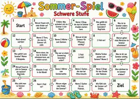 Vorschau - Stundenentwürfe - Brettspiel Sommer | Grundschule | DaZ/DaF/Deutsch - Seite 3