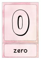 Vorschau - Poster - Numbers Flashcards - (Grundschrift oder DR Hand) - Seite 3