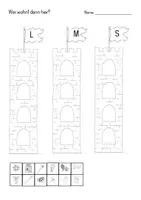 Vorschau - Arbeitsblätter - Anlauttürme L M S - Deckblatt