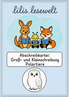 Vorschau - Stationenlernen - Groß- und Kleinschreibung Kartei Polartiere - Seite 2