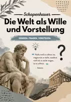 Vorschau - Arbeitsblätter - Schopenhauer - Die Welt als Wille und Vorstellung - Deckblatt