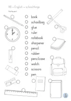 Vorschau - Arbeitsblätter - Arbeitsblätter schoolthings and colours - Seite 3