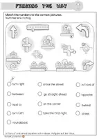 Vorschau - Arbeitsblätter - Materialpaket - Giving Directions - Finding my way - Seite 3