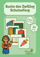 Vorschau - Stationenlernen - Schulanfang - Suche den Zwilling! (Merk-es-dir!) - Deckblatt
