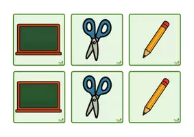Vorschau - Stationenlernen - Schulanfang - Suche den Zwilling! (Merk-es-dir!) - Seite 3