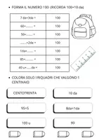 anteprima - Esercizi - I NUMERI ENTRO IL 1000 - Pagina 1