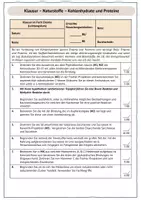 Vorschau - Test - Klausur Naturstoffe - Kohlenhydrate und Proteine - Seite 1