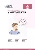 Vorschau - Stundenentwürfe - Psychische Erkrankungen: Angststörungen - Deckblatt