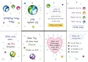 Vorschau - Mal- und Bastelvorlagen - Mut Faltbuch – Einschulung | Erster Schultag | Mutmacher | Geschenkidee | Klasse 1 - Seite 2