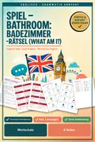 Vorschau - Spiele - Englisch Spiel Klasse 5 – Bathroom: Badezimmer Wortschatz-Rätsel (What am I?) - Deckblatt
