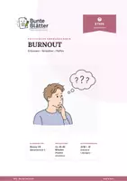 Vorschau - Stundenentwürfe - Psychische Erkrankungen: Burnout - Deckblatt