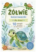 zapowiedź - Kolorowanka Żółwie - obwoluta