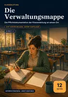 Vorschau - Lehrpläne/Lehrermaterial - Verwaltungsmappe Grundschule Klasse 3–4 – Sitzplan, Listen und Dokumentation als Kopiervorlagen - Deckblatt