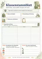 Vorschau - Lehrpläne/Lehrermaterial - Verwaltungsmappe Grundschule Klasse 3–4 – Sitzplan, Listen und Dokumentation als Kopiervorlagen - Seite 2