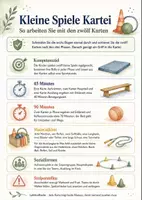 Vorschau - Stationenlernen - Kleine Spiele Kartei Klasse 3/4 – Aufwärmen, Hauptteil und Ausklang mit Differenzierung - Seite 1