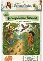 Vorschau - Arbeitsblätter - Dschungelabenteuer Erstleseheft Deutsch Klasse 1-2 Lesen Klasse 1 - Deckblatt